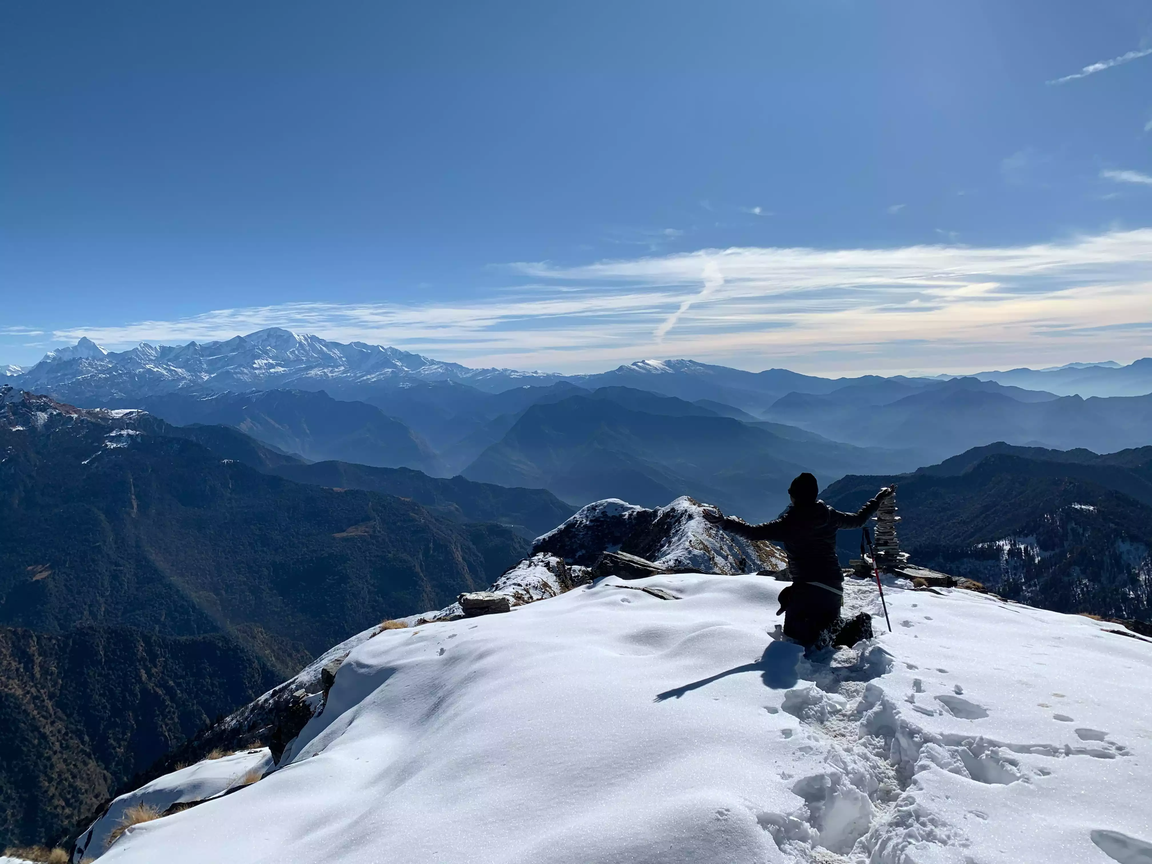 Scenic view of chopta